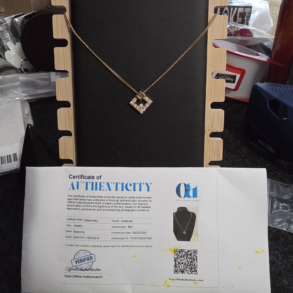 GIVENCHY Givenchy necklace gold 53869
